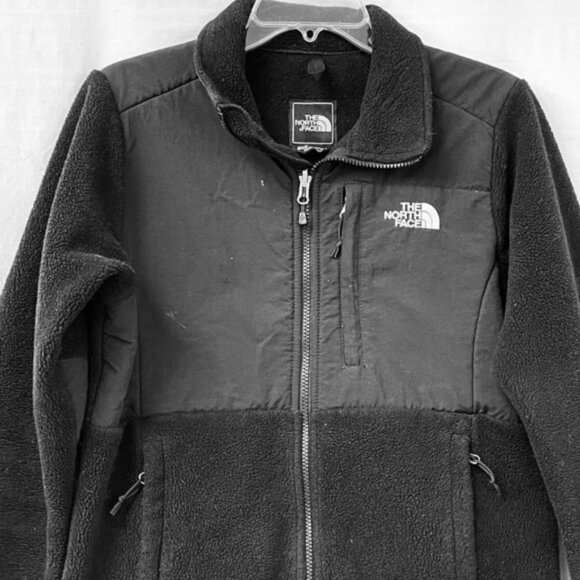 The North Face Denali Jacket Womens Medium Black Polartec Recycled Outdoor Soft - Picture 4 of 12